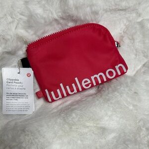 Lululemon Athletica Bold Pink Card Pouch